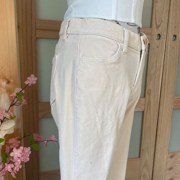 Gap Women's Pants 2R Beige Velvet Low Rise Boot Cut Velour Chino Stretch - Picture 9 of 10